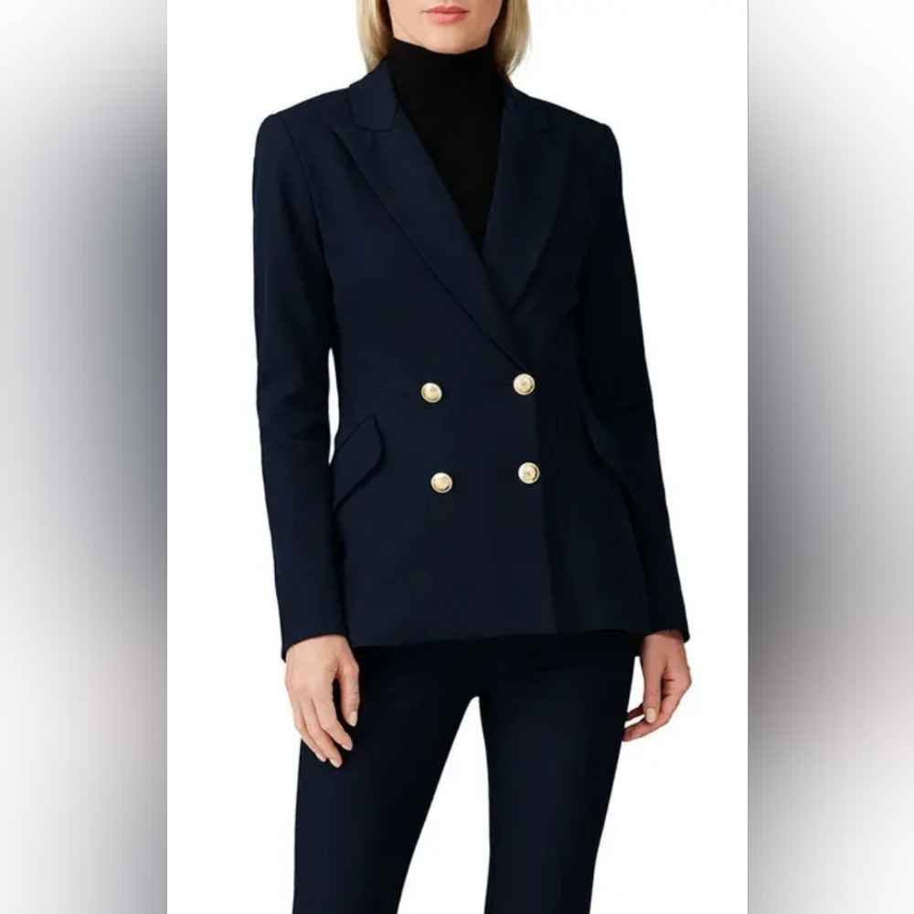Derek Lam 10 Crosby Rodeo Blazer in Navy, Size 10